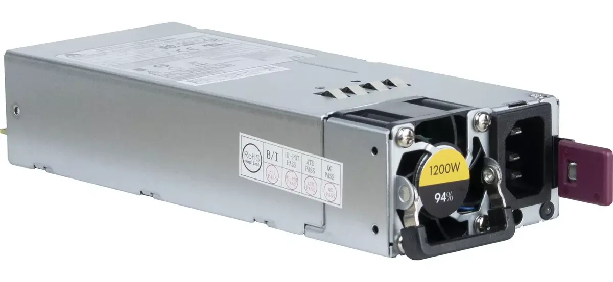INTER-TECH R2A-DV1200-N 1200 W 2U PSU Photo 2