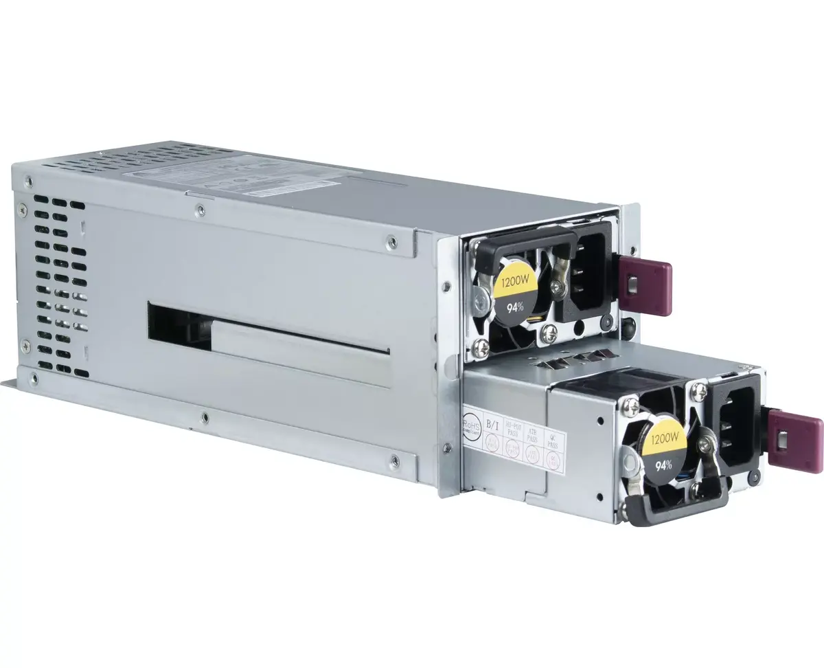 INTER-TECH R2A-DV1200-N 1200 W 2U PSU Photo 3