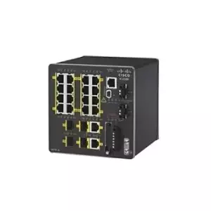 Pārvaldāms Fast Ethernet pārslēdzējs Cisco IE-2000-16TC-G-E — 16x 10/100 RJ-45, 1x USB, 7.6 Gbit/s, 8000 MAC