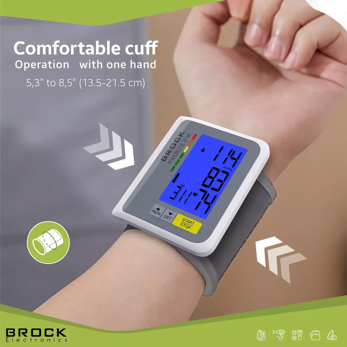 Тонометр на запястье BROCK LS 810 S Photo 7