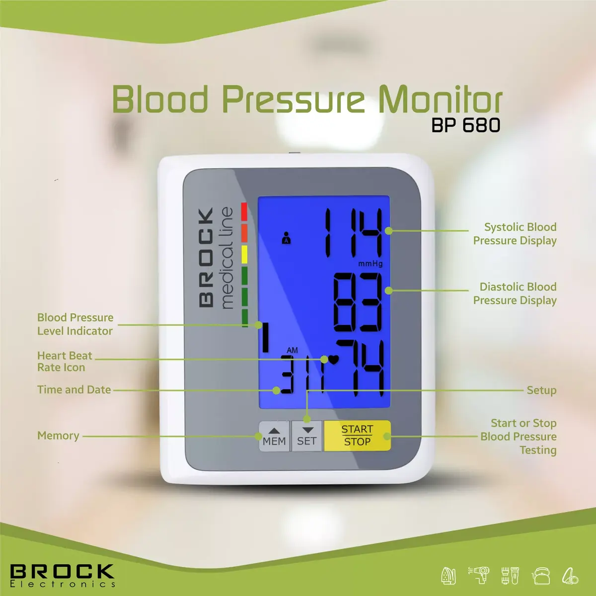 Тонометр на запястье BROCK LS 810 S Photo 8