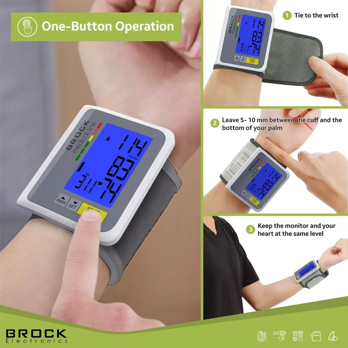 Тонометр на запястье BROCK LS 810 S Photo 10