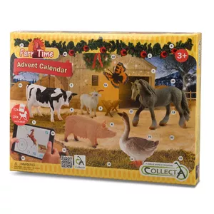 Advent calendar Collecta Farm & Horse 84178 – collectible animal figures set