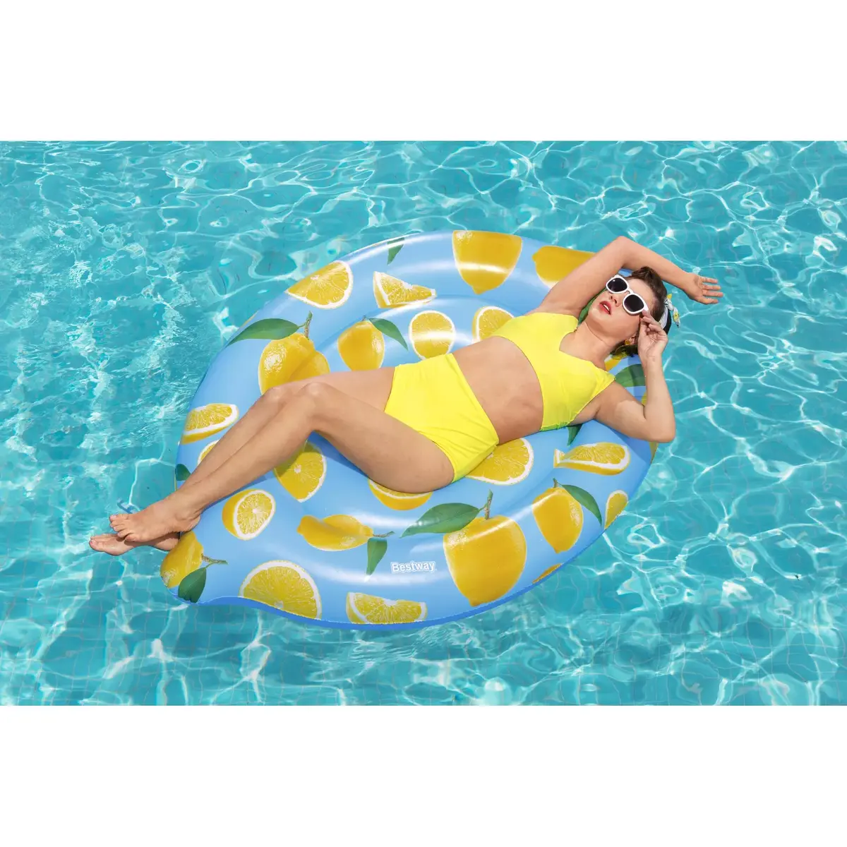 Peldmatracis Bestway Scentsational Lemon Pool Float Photo 16