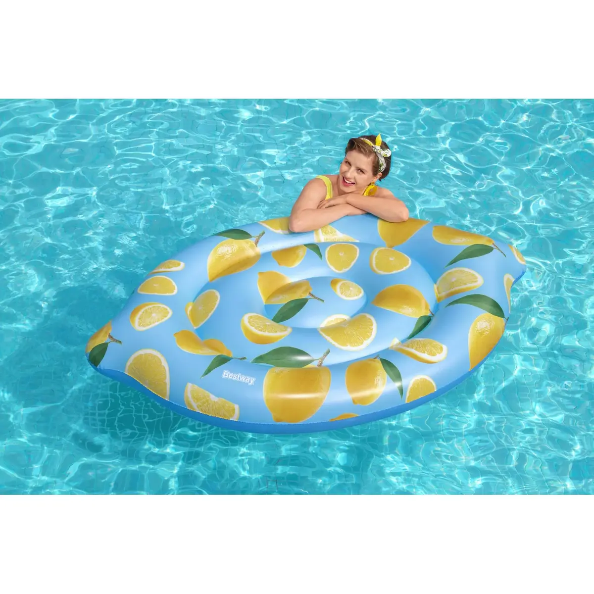 Peldmatracis Bestway Scentsational Lemon Pool Float Photo 17