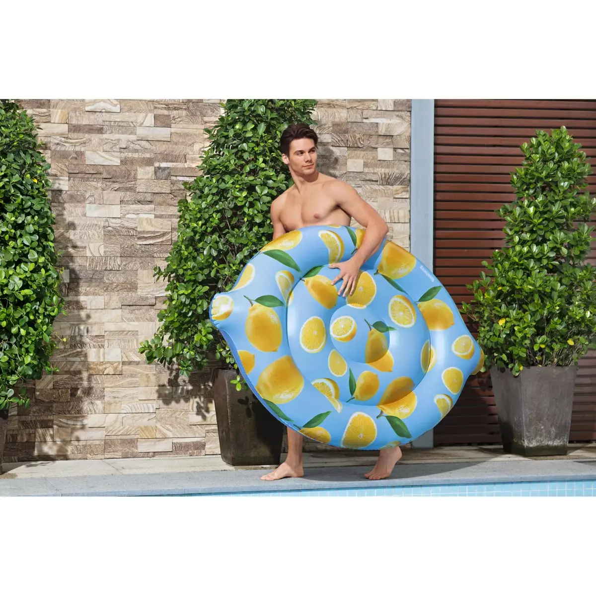 Peldmatracis Bestway Scentsational Lemon Pool Float Photo 20