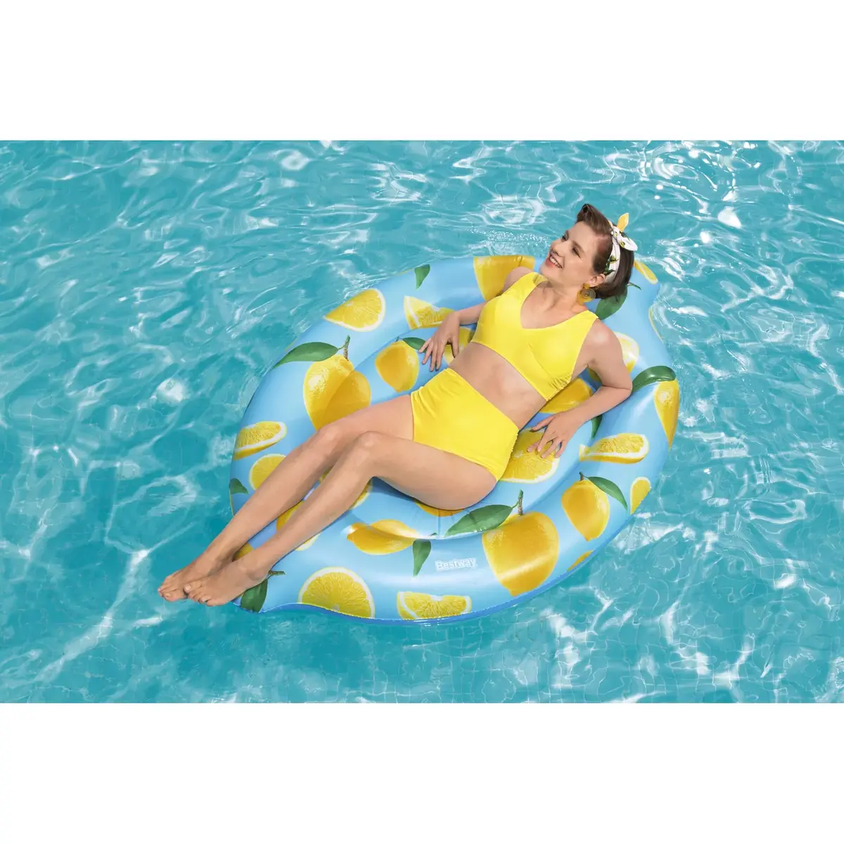 Peldmatracis Bestway Scentsational Lemon Pool Float Photo 24