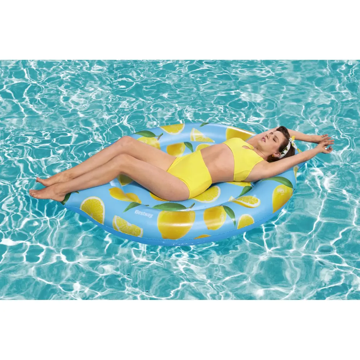 Peldmatracis Bestway Scentsational Lemon Pool Float Photo 26