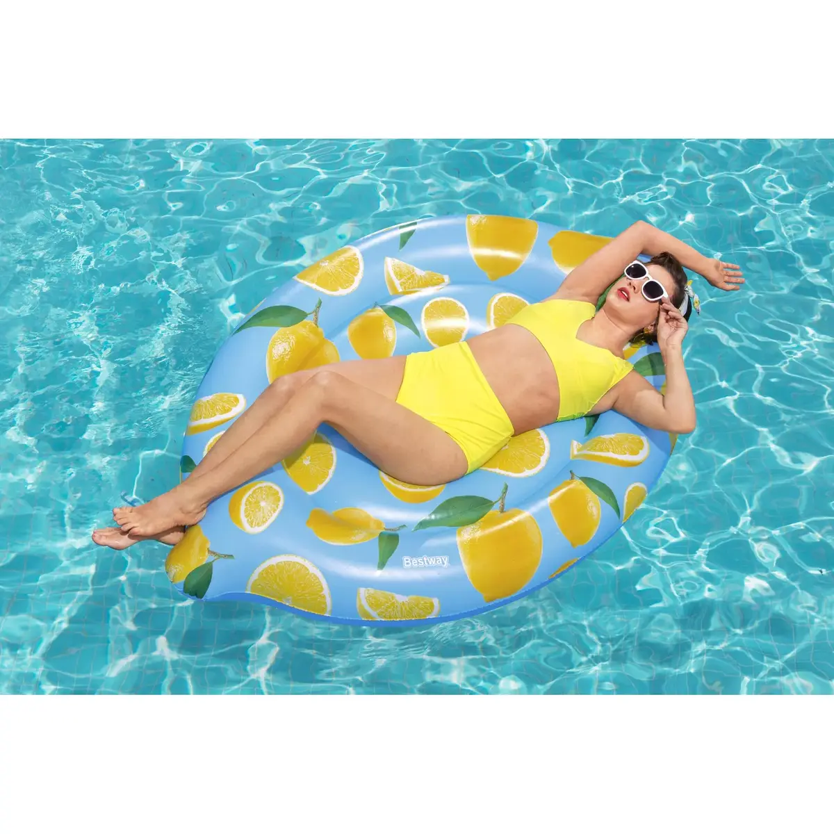 Peldmatracis Bestway Scentsational Lemon Pool Float Photo 28