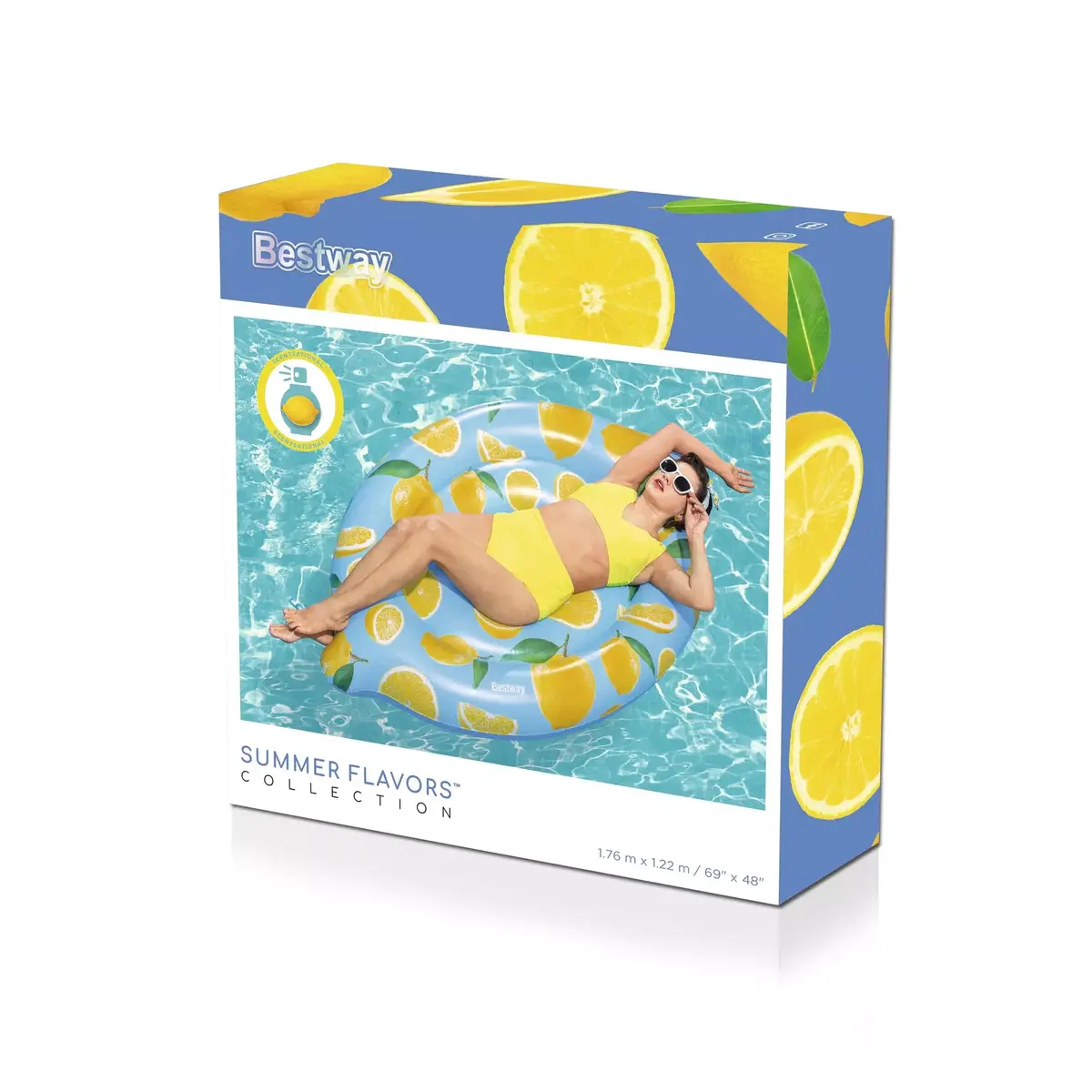 Peldmatracis Bestway Scentsational Lemon Pool Float Photo 29