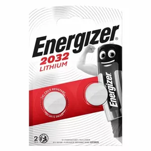 ENERGIZER BATTERY LITHIUM BUTTON CR2032 3V 2 UNIT