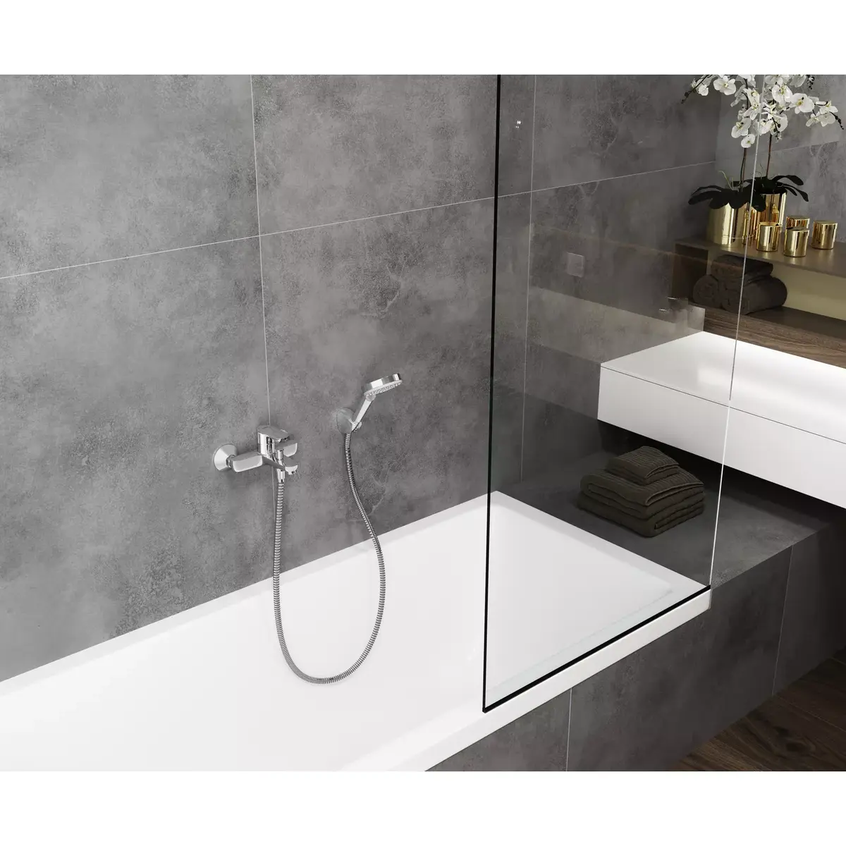 Смеситель для ванной Hansgrohe 71440670 Photo 2
