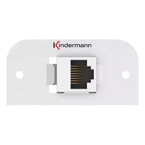 RJ-45 kontaktligzda Kindermann 7441000523 Sudrabs Alumīnijs