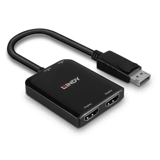 DisplayPort на 2 порта HDMI MST Hub Lindy Photo 3