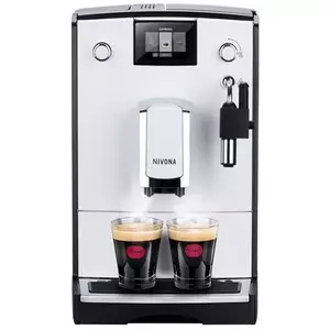Nivona NICR560 Pilnīgi automātiska espresso kafijas automāts ar iebūvētu dzirnaviņu, 2.2 L ūdens tvertni, TFT displeju un 1455 W jaudu, nerūsējošais tērauds