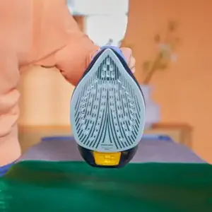 Drip-stop system keeps garments spotless while ironing