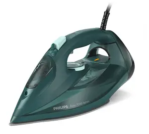 Philips 7000 Series DST7050/70 tvaika gludeklis ar 2800 W jaudu, SteamGlide Elite zoli, 50 g/min nepārtrauktu tvaiku un 250 g tvaika padevi zaļā krāsā