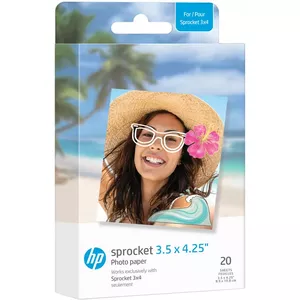 Foto papīrs HP Sprocket ZINK 8,9×10,8 cm 20 loksnes