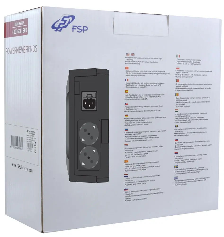 Fortron FSP Nano 800 UPS 0.8 kVA / 480 W Photo 11