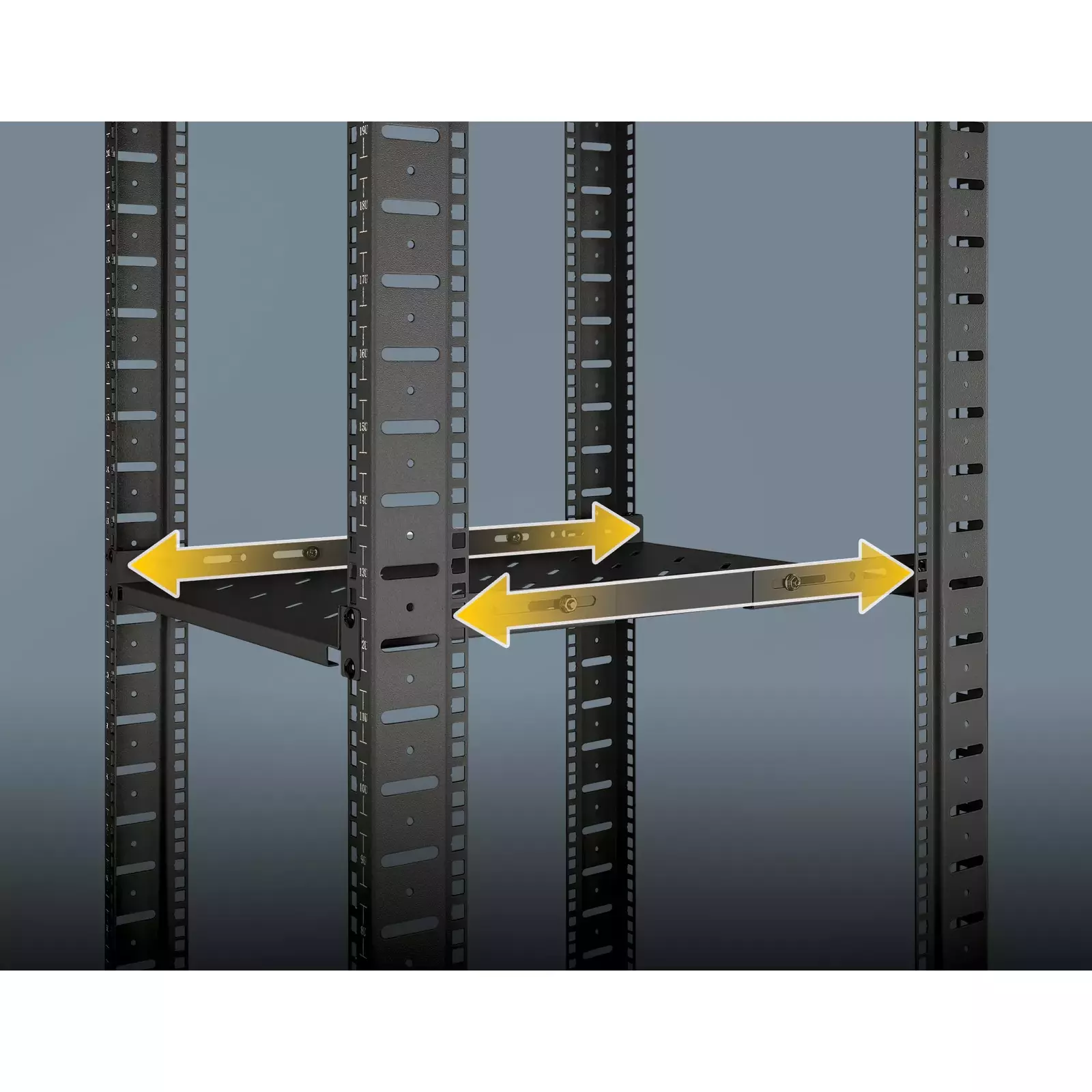 Rack shelf Intellinet 19" Fixed Shelf adjustable 1U Photo 5