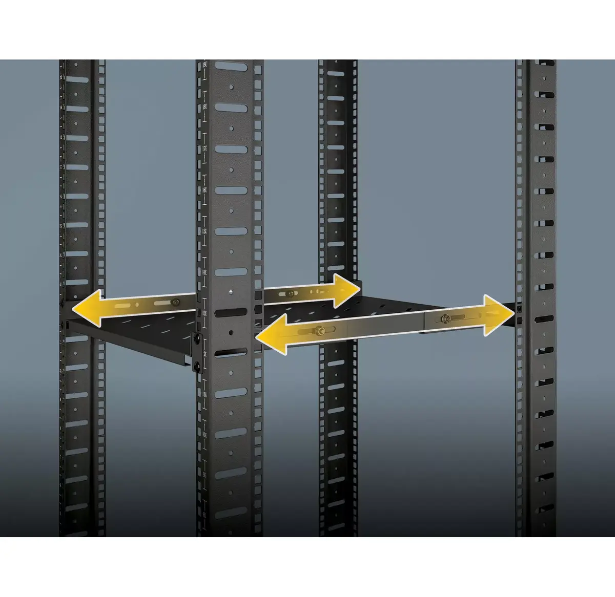 Rack shelf Intellinet 19" Fixed Shelf adjustable 1U Photo 5