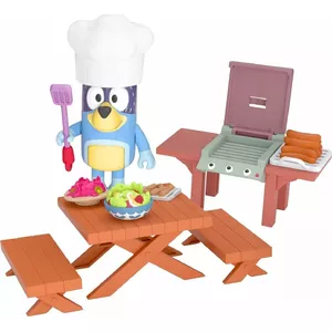 Figure set Moose Toys Bluey Dad Bandit’s Backyard BBQ – collectible character figures