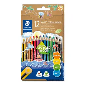 Colored pencils Staedtler Noris Colour Jumbo multicolour pack, 12 pieces, hanging box