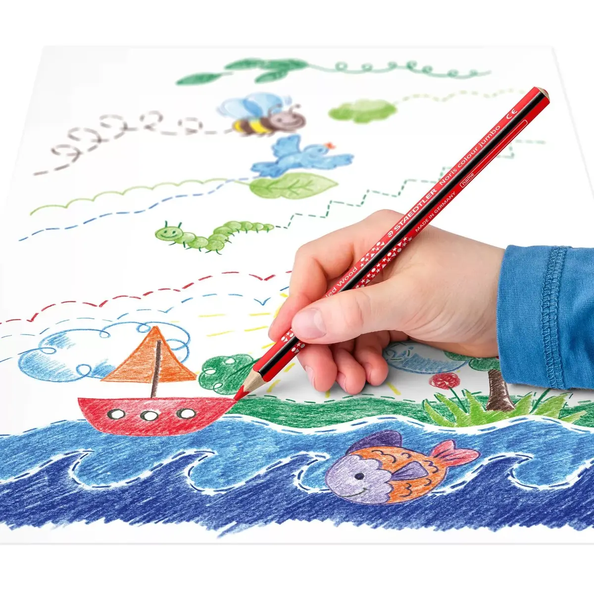 Staedtler Noris Colour Jumbo colored pencils, 12 pcs Photo 4