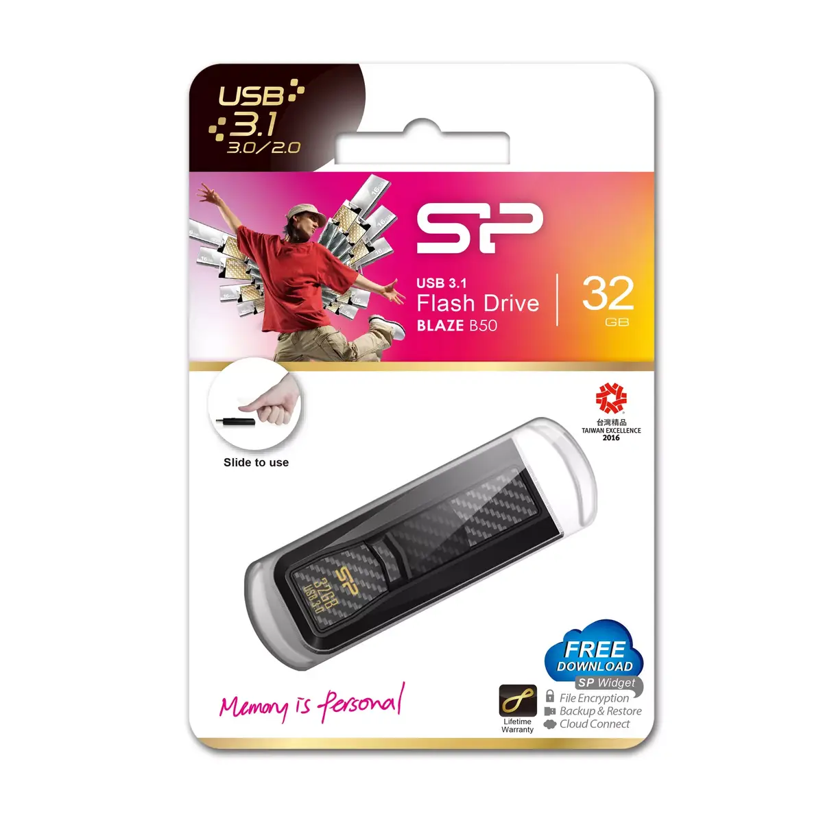 USB флеш-память Silicon Power 32 ГБ Blaze B50 Photo 6