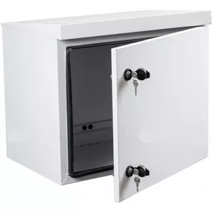 Wall cabinet ProBase W12-IP65-GR 12U IP65 steel doors 660×590×430 mm