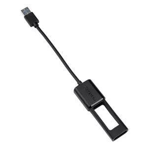 Targus ACC110401GLX USB kabelis 0,1 m USB A USB C Melns