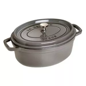 Cast Iron Cocotte Staub 27 cm Grey, 5 kg, Model 40500-276-0