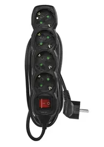 Power strip EMOS PC1423R with 4 sockets and 3.0 m cable