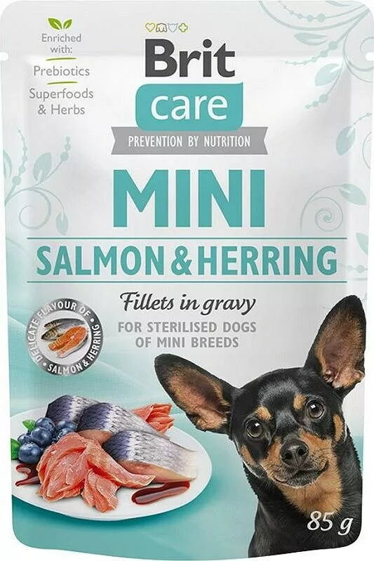 Mitrs suņu barības Brit Mini Salmon