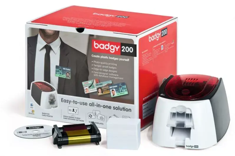 Plastmasas karšu printeris Evolis Badgy200 Photo 3