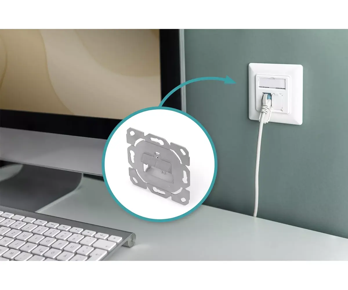 Face plate for Multimedia / Keystone Modules Digitus DN-93831-1 Photo 2