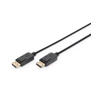 DisplayPort cable DIGITUS AK-340100-100-S — DisplayPort to DisplayPort, 10 m, black