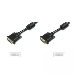 DVI cable Digitus DK-320101-030-S 3.05 m DVI-D Black