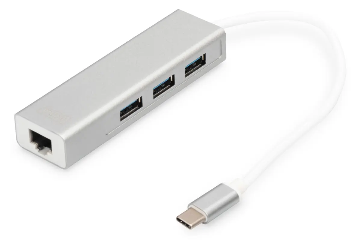Digitus USB Type-C centrmezgls ar 3