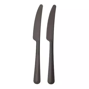 Disposable knife Papstar 96527 Black Polypropylene 197 mm 200 pcs