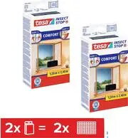 Pretmušu tīkli Tesa 55918-00500-01, 2× 1