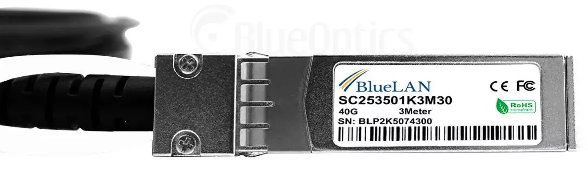InfiniBand/optiskā šķiedra kabelis BlueOptics CPAC-TR-40SPLIT-QSFP-3M-BL Photo 5