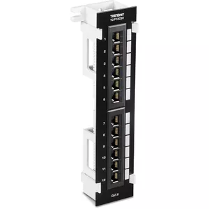 Patch Panel Trendnet TC-P12C6V RJ-45 Cat6 Black 12 Ports