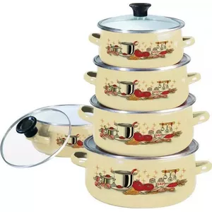 Cookware set Klausberg KB-7170 10-piece enameled pots, durable design