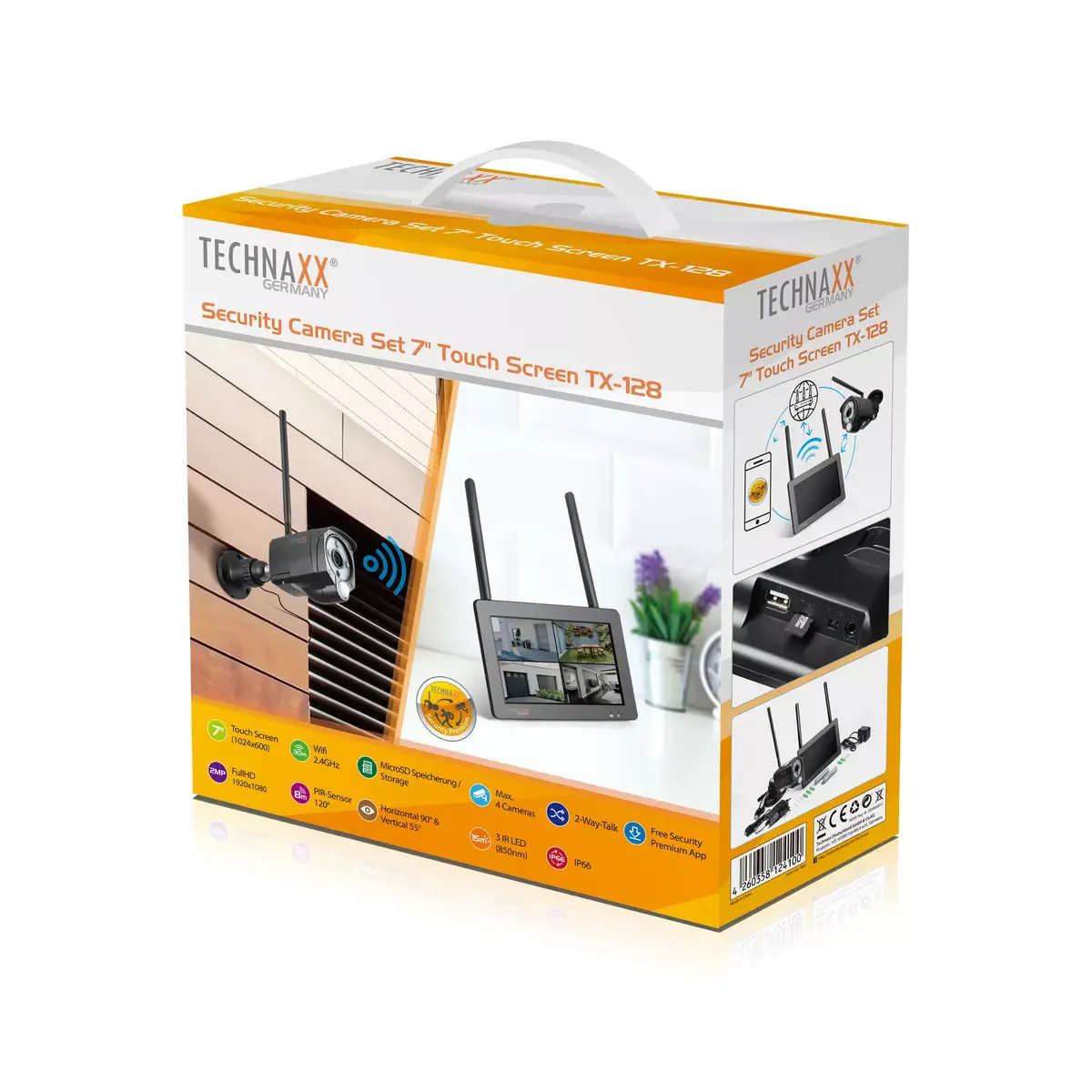 IP security camera Technaxx TX-128 Bullet H.264 H.265 Photo 2