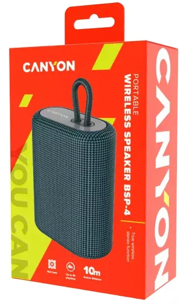 Stereo Portable Speaker Canyon BSP-4 CNE-CBTSP4DG Photo 4