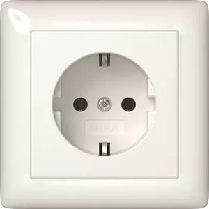 Розетка Schuko Gira 444003 Standard 55 R — защитная цельная панель