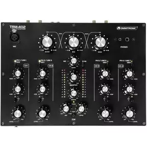 DJ mixer Omnitronic TRM-402 4-channel with EQ and FX, model 10355930