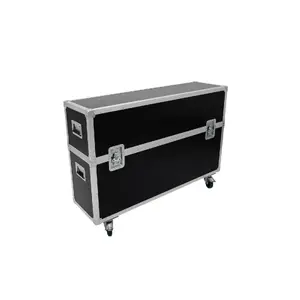 Flight case Roadinger 31998012 Plywood Black Silver 41.6 kg