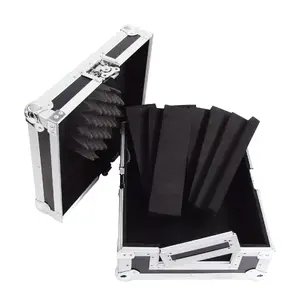 Hard case Roadinger 30124830 DJ controller Plywood Black Silver
